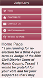 Mobile Screenshot of larryforjudge.com